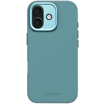 DECODED Coque MagSafe en Silicone Antimicrobienne pour iPhone 17 Turquoise