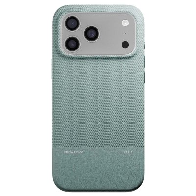 NATIVE UNION Coque MagSafe -  - iPhone 17 Pro Max - Antichocs - Textur&eacute;e - Vert