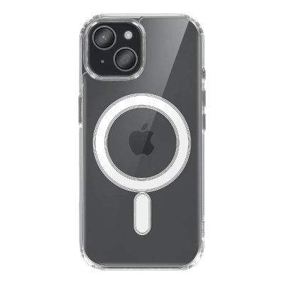 SWISSTEN Coque MagSafe pour iPhone 15 Plus Collection MagStick Clear Jelly Transparent