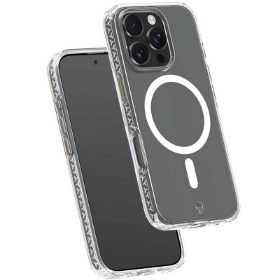 FORCE CASE Coque MagSafe pour iPhone 16 Pro AIR XTREM Antichute 4m Transparent