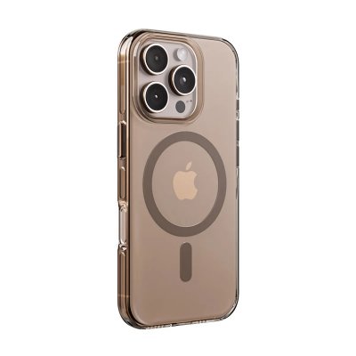CRONG Coque MagSafe pour iPhone 16 Pro Max avec aimants N52 Beige - Neuf