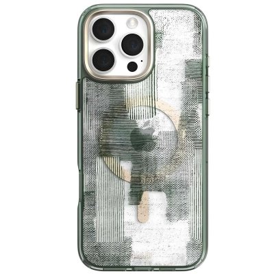 MOSHI Coque MagSafe pour iPhone 16 Pro Max iGlaze Ultra R&eacute;sistant Durable Vert
