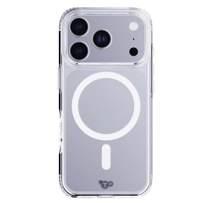 TECH21 Coque MagSafe pour iPhone 17 Pro avec Renforts Antichoc Ultra Fine Transparent