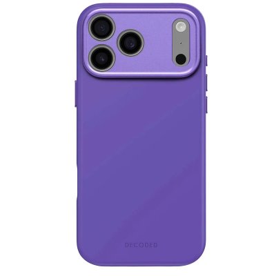 DECODED Coque MagSafe pour iPhone 17 Pro Max en Silicone Ultra Douce Antimicrobien Violet