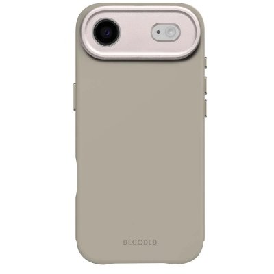 DECODED Coque MagSafe pour iPhone Air Future Dusk Silicone Antimicrobienne Beige