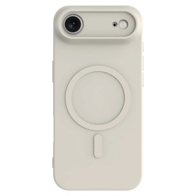 JUST IN CASE Coque MagSafe pour iPhone Air S&eacute;rie Kick Case en TPU Ultra Durable Beige