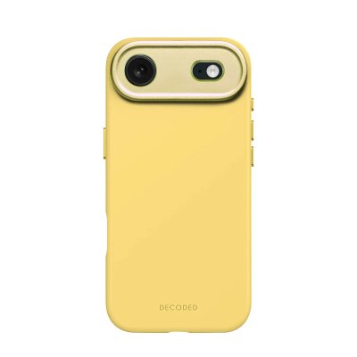 DECODED Coque MagSafe pour iPhone Air Silicone Antimicrobienne Future Dusk Jaune