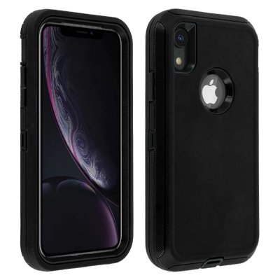 AVIZAR Coque pare-chocs noire  pour iPhone XR