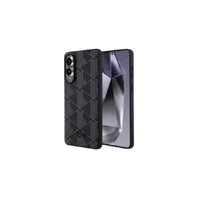 SAMSUNG Coque pour Galaxy S25 Edge S&eacute;rie The Blend Lacoste Antichoc Noir