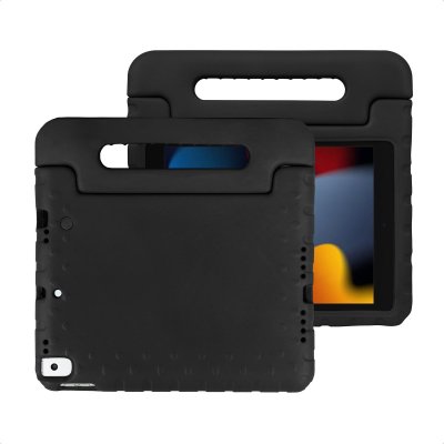 Coque pour iPad 10.2 2019/2020, iPad 10.2 (2021) Enfants Etui avec poign&eacute;e iMOSHION&reg; Noir