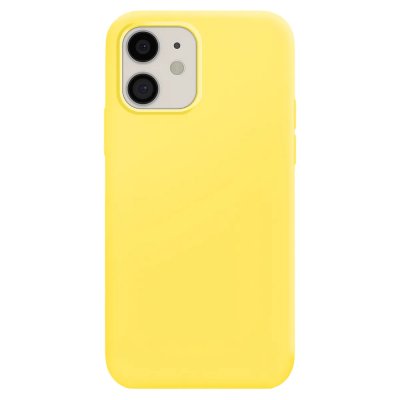 MOXIE Coque pour iPhone 11 Edition Color Skin en TPU avec Int&eacute;rieur Doux Jaune