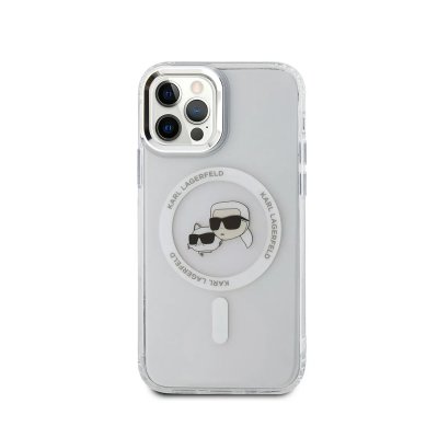 Coque pour iPhone 12 / 12 Pro Imprim&eacute; IML K et CH Compatible MagSafe Transparent