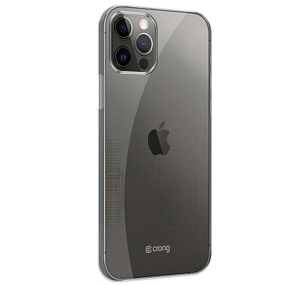 CRONG Coque pour iPhone 12 Pro Max Mod&egrave;le Crystal Slim Cover Ultra Flexible Transparent - Neuf