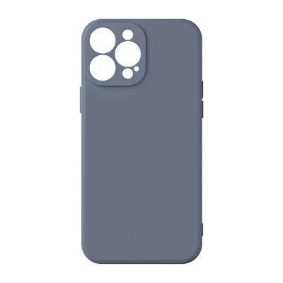 AVIZAR Coque pour iPhone 13 Pro Silicone Semi-Rigide avec Finition Soft Touch Bleu 