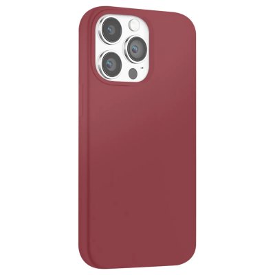 MOXIE Coque pour iPhone 14 Pro Edition Color Skin en TPU avec Int&eacute;rieur Doux Violet fonc&eacute;