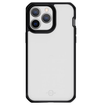 ITSKINS Coque pour iPhone 14 Pro Max Renforc&eacute;e Hybrid Solid Transparent