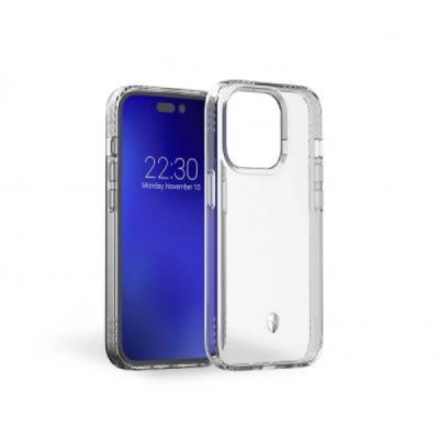 FORCE CASE Coque pour iPhone 14 Pro Renforc&eacute;e Anti-Chutes 2m Pulse Transparent