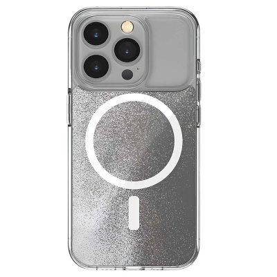 STM GOODS Coque pour iPhone 15 Pro MagSafe Effet Sable Anti-rayures Gris - Neuf