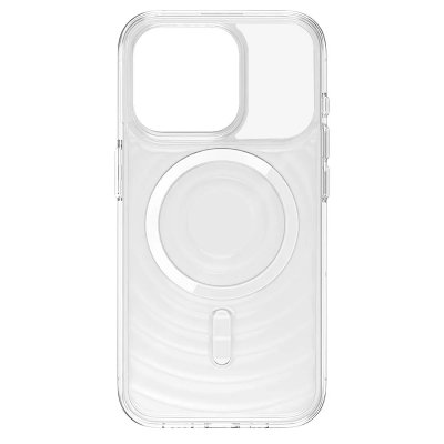 STM GOODS Coque pour iPhone 15 Pro Max MagSafe Dos Ondul&eacute; Anti-rayures Transparent