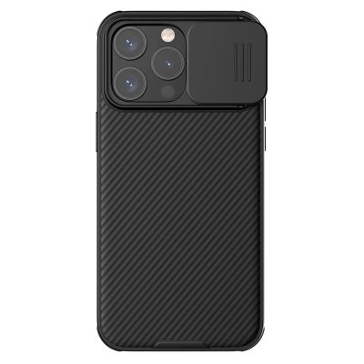 NILLKIN Coque pour iPhone 15 Pro Max Rigide Magn&eacute;tique CamShield PRO Noir