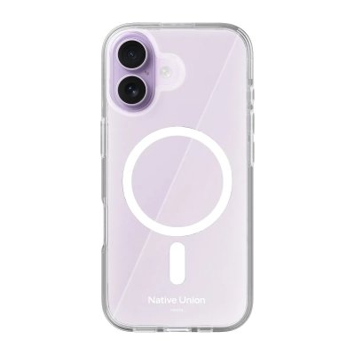 NATIVE UNION Coque pour iPhone 17 Compatible MagSafe Mod&egrave;le ReClear Transparent