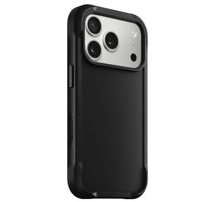 NOMAD Coque pour iPhone 17 Pro MagSafe Cadre Renforc&eacute; en TPU Antichocs Noir