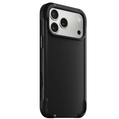 NOMAD Coque pour iPhone 17 Pro Max MagSafe Cadre Renforc&eacute; en TPU Antichocs Noir