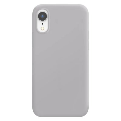 MOXIE Coque pour iPhone XR Edition Color Skin en TPU avec Int&eacute;rieur Doux Gris