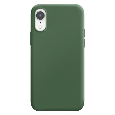 MOXIE Coque pour iPhone XR Edition Color Skin en TPU avec Int&eacute;rieur Doux Kaki