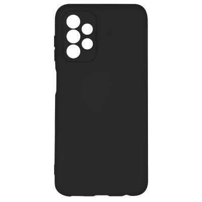 AVIZAR Coque pour Samsung Galaxy A13 4G Semi-rigide Soft-touch Fine noir
