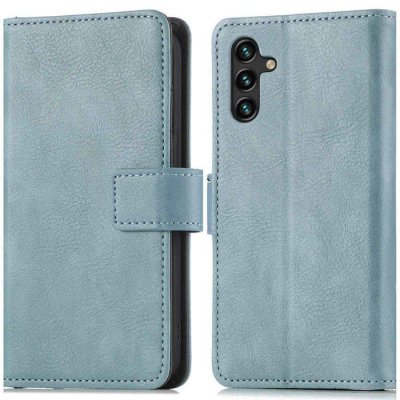 IMOSHION Coque pour Samsung Galaxy A13 (5G),Samsung Galaxy A04s Similicuir Bleu clair