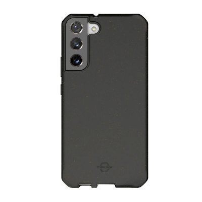ITSKINS Coque pour Samsung Galaxy S22plus 5G Renforc&eacute;e Feronia Bio Terra Noir