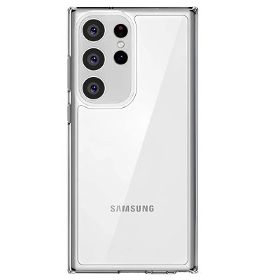 CRONG Coque pour Samsung Galaxy S23 Ultra Crystal Shield Ultra R&eacute;sistant &Eacute;l&eacute;gant Transparent - Neuf