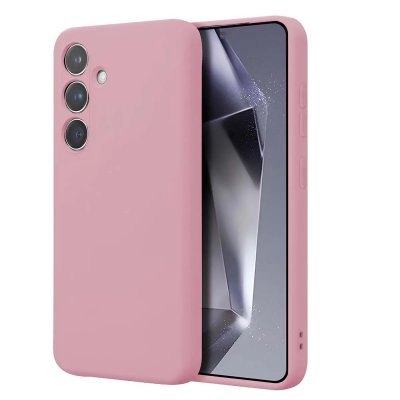 CRONG Coque pour Samsung Galaxy S24 Plus en Silicone Souple Antichocs Rose - Neuf