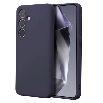 CRONG Coque pour Samsung Galaxy S24 Plus en Silicone Souple Antichocs Violet - Neuf