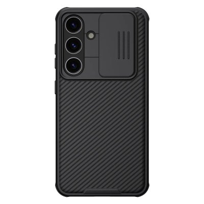 NILLKIN Coque pour Samsung Galaxy S24 Rigide Magn&eacute;tique CamShield PRO Noir