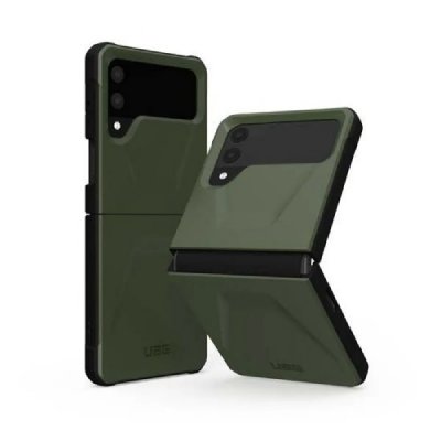 UAG Coque pour Samsung Galaxy Z Flip 4 Plastique Olive 
