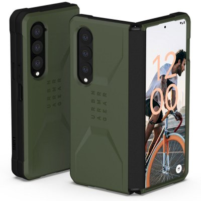  Coque pour Samsung Galaxy Z Fold 4 Plastique Olive UAG