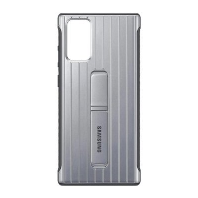 SAMSUNG Coque renforc&eacute;e avec fonction Stand pour Galaxy Note 20 Argent - Neuf