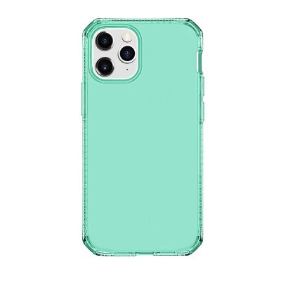 Coque Renforc&eacute;e iPhone 12 / 12 Pro Spectrum Clear Verte Itskins - Neuf