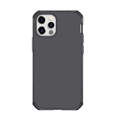 Coque Renforc&eacute;e iPhone 12 Pro Max Spectrum Clear Grise Itskins - Neuf