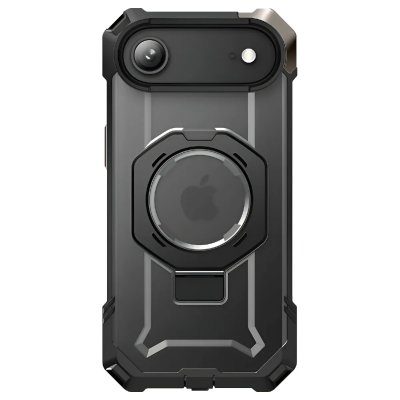 SUPCASE Coque Renforc&eacute;e pour iPhone Air S&eacute;rie Unicorn Beetle Grip avec B&eacute;quille Noir