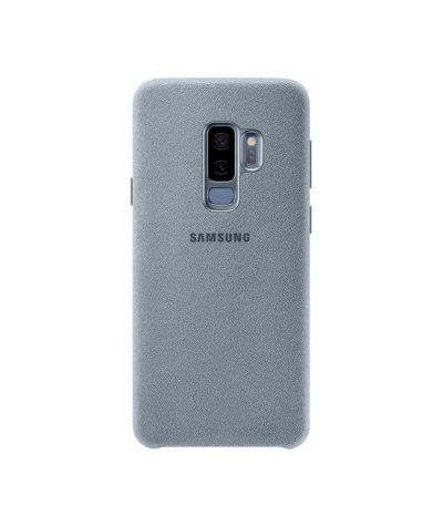 SAMSUNG Coque rigide  ef-xg965al en alcantara gris pour galaxy s9+