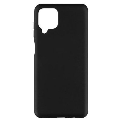 AVIZAR Coque Samsung Galaxy A12 Protection Silicone Gel Flexible Fine L&eacute;g&egrave;re Noir