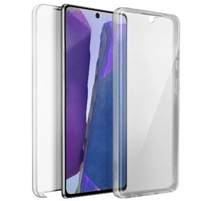 AVIZAR Coque Samsung Galaxy Note 20 Protection Arri&egrave;re Rigide Avant Souple Transparent