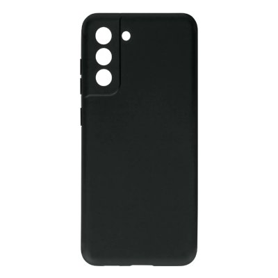 AVIZAR Coque Samsung Galaxy S21 FE Silicone Semi-rigide Finition Soft Touch Fine Noir