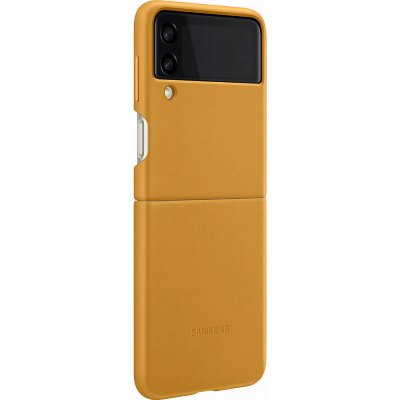 SAMSUNG Coque  Z Flip 3 Cuir moutarde 