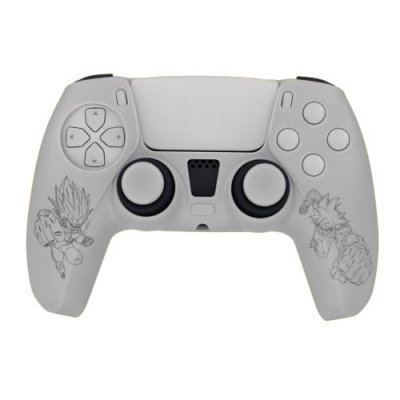 FR TEC Coque Silicone + Grips Dragon Ball Thermochromique Pour Manette Ps5