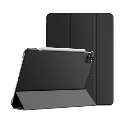 EVETANE Coque silicone liquide pour Ipad Pro 12,9 Noir - &reg;