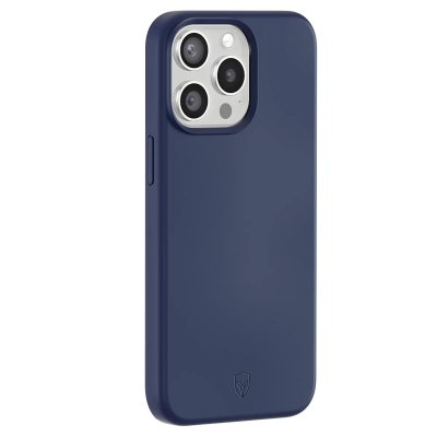 FORCE CASE Coque silicone navy  MagSafe pour iPhone 15 Pro